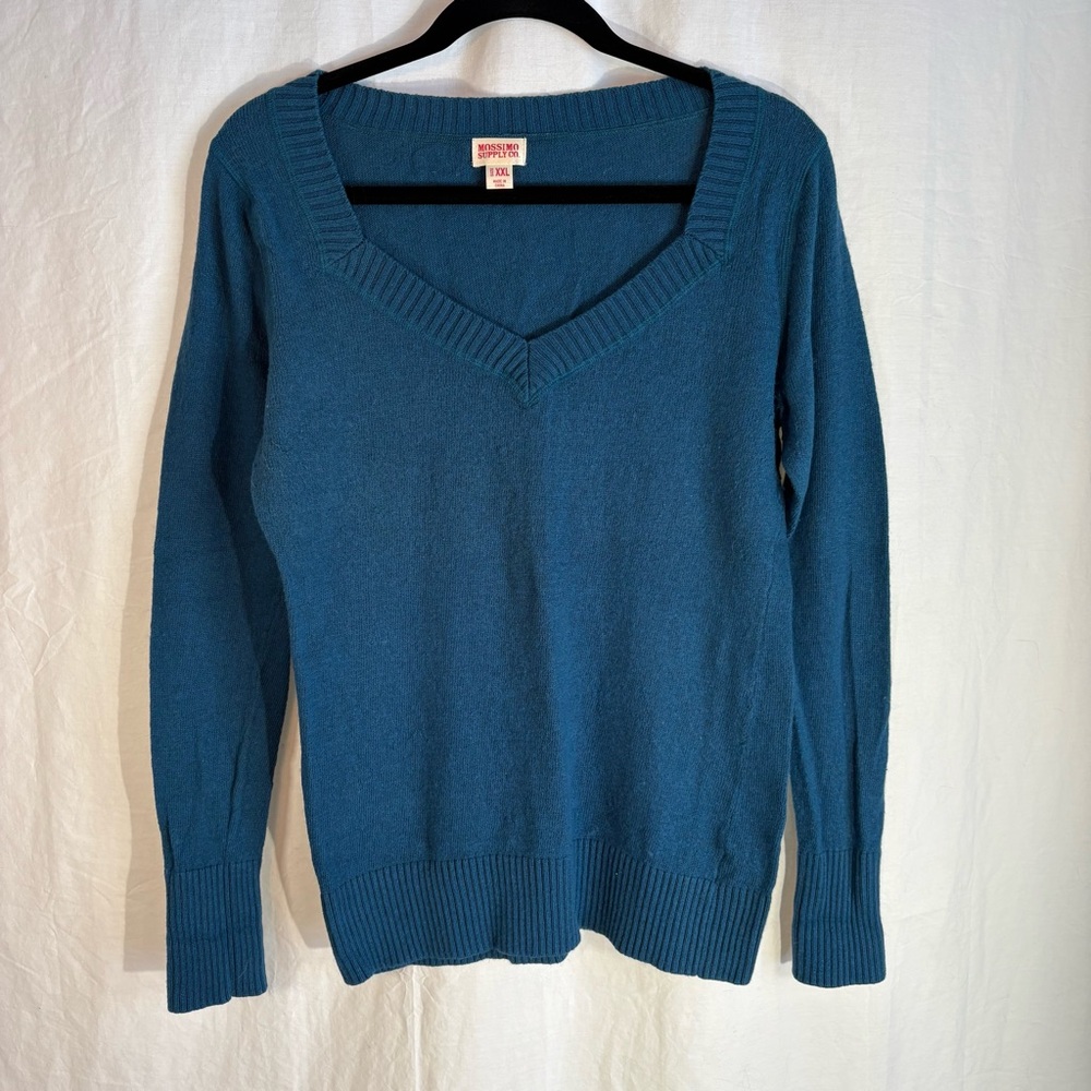Mossimo Sweater Teal Pullover Women’s XXL